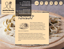Tablet Screenshot of pastaandbasta.com